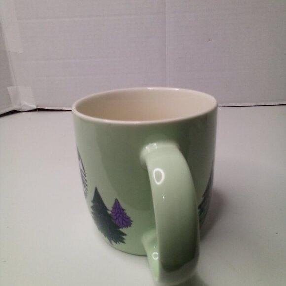 Starbucks Coffee Mug Christmas 2020 Pine Trees Green 18 OZ - Picture 7 of 10